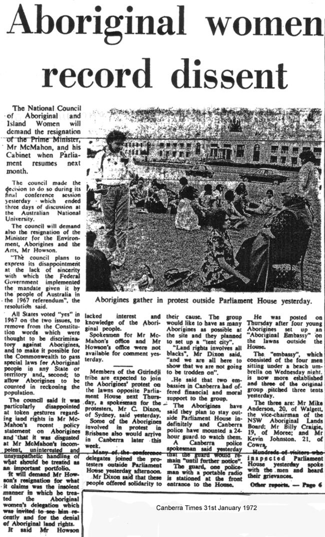 Canberra Times 31st January 1972