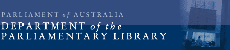 Parliament of Australia - Department of the Parliamentary Library
